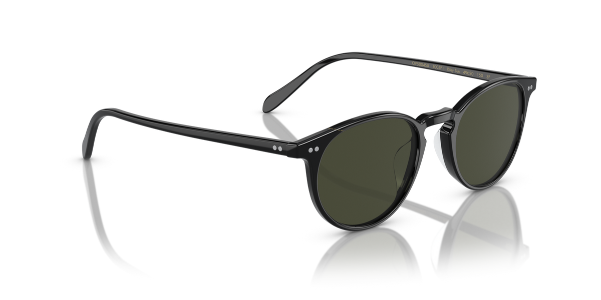 Lunettes de soleil Oliver Peoples Riley Sun OV5004SU 1005P1 - vue trois quarts plongeante