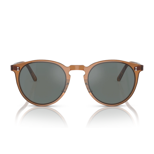 Lunettes de soleil Oliver Peoples O'Malley Sun acétate marron Carob - vue de face