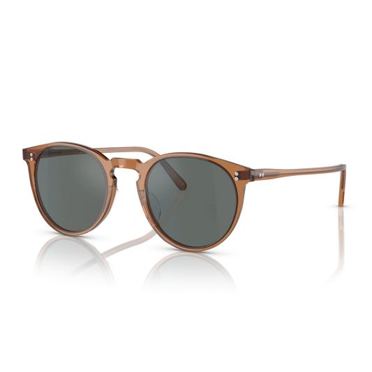 Lunettes de soleil Oliver Peoples O'Malley Sun acétate marron Carob - vue de profil