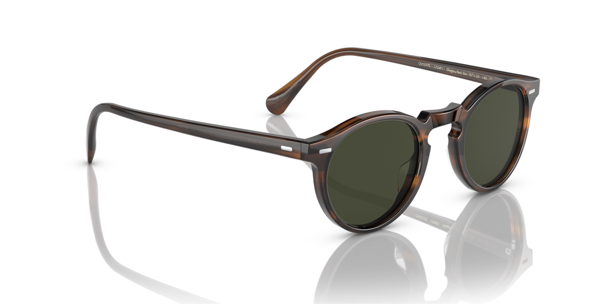Lunettes de soleil Oliver Peoples Gregory Peck Sun OV5217S 1724P1 - vue trois quarts plongeante