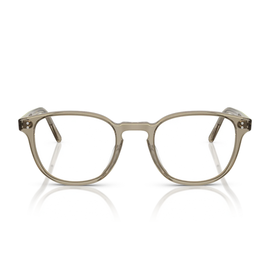 Lunettes Oliver Peoples Fairmont en acétate cristal, vue de face.