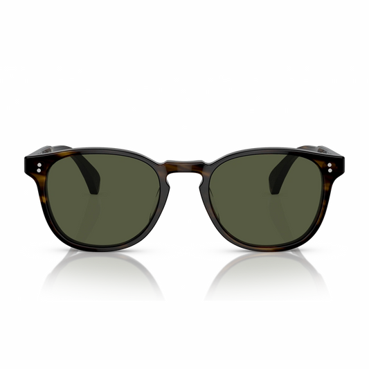 Lunettes de soleil Oliver Peoples Finley Esq. Sun acétate écorce cristal - vue de face