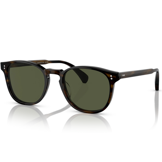 Lunettes de soleil Oliver Peoples Finley Esq. Sun écorce cristal - vue de profil