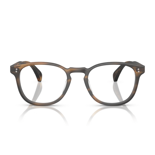 Lunettes de vue Oliver Peoples Finley Esq acétate écaille vert mousse - vue de face