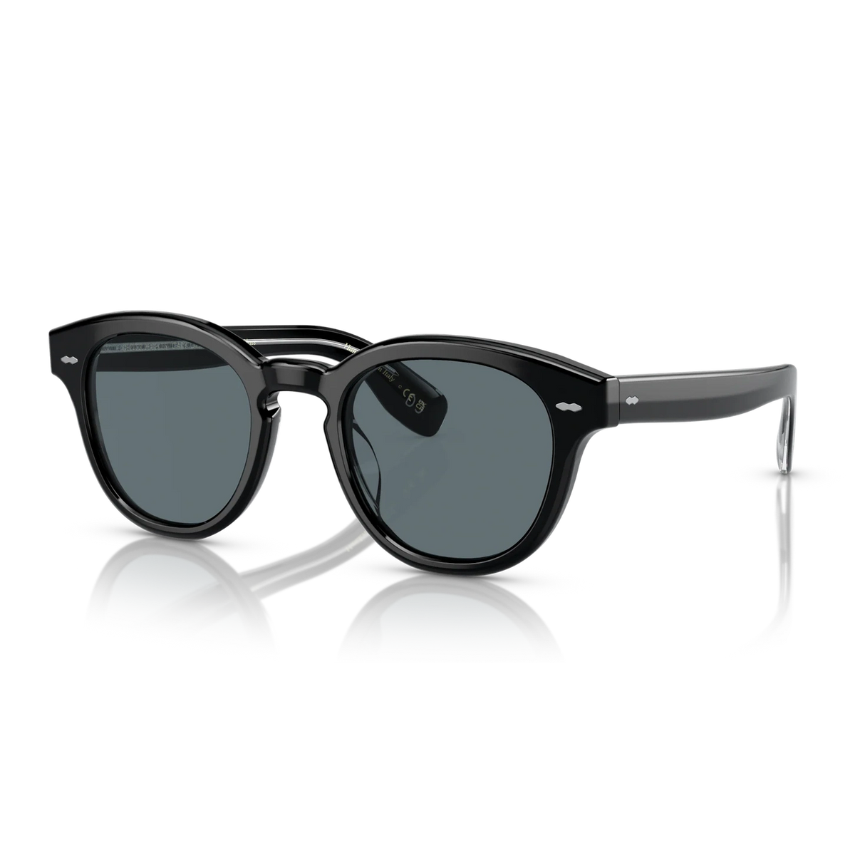 Lunettes de soleil Oliver Peoples Cary Grant Sun acétate noir - vue de profil