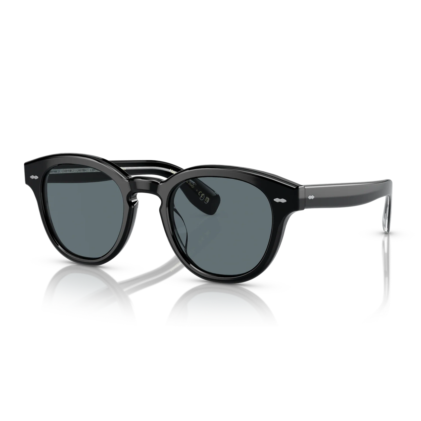 Lunettes de soleil Oliver Peoples Cary Grant Sun acétate noir - vue de profil