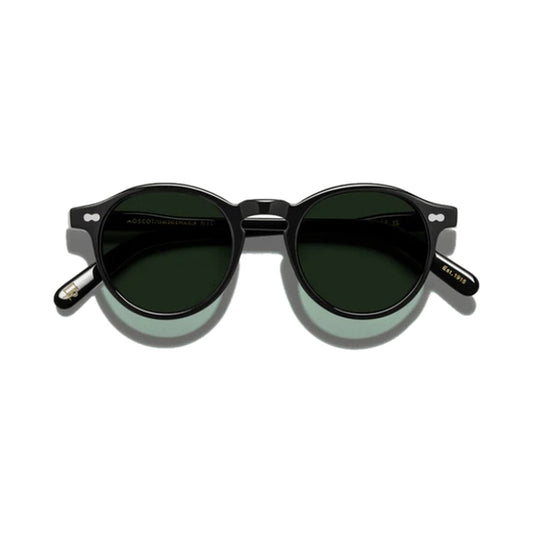 Lunettes de soleil Moscot Miltzen Sun acetate noir - vue de face