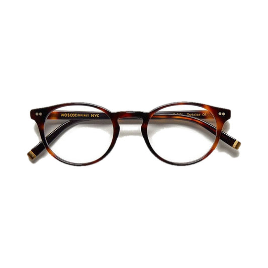 Lunettes de vue Moscot Frankie acétate écaille - vue de face
