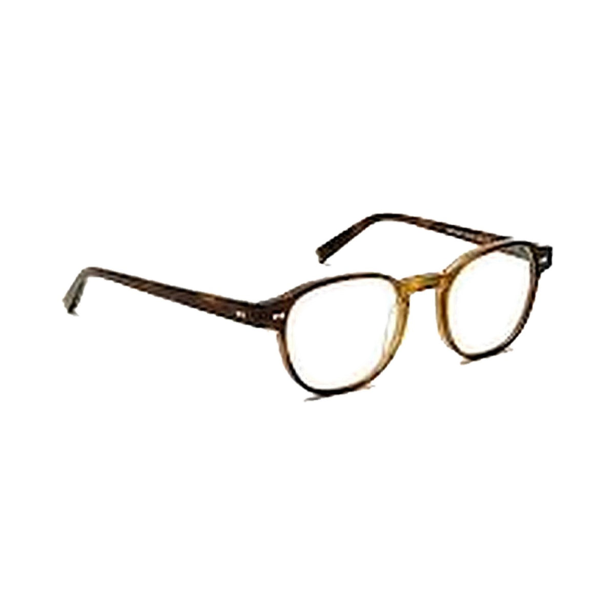 Lunettes de vue Moscot Arthur acétate marron tabacco - vue de face