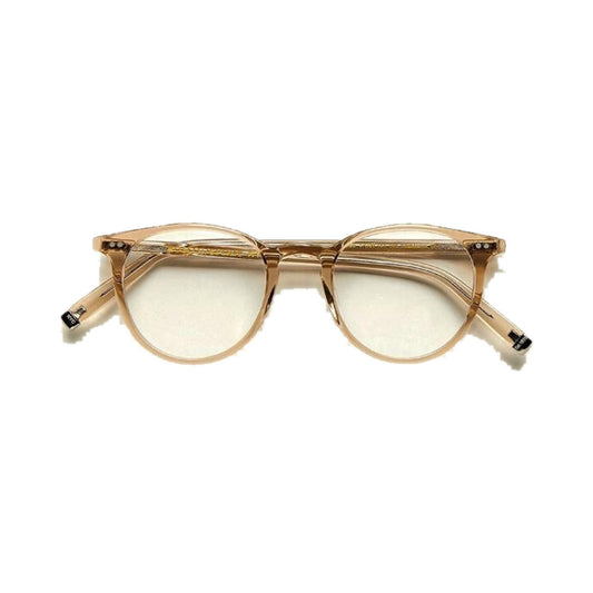 Lunettes de vue Moscot Jared acétate rose Cinnamon - vue de face