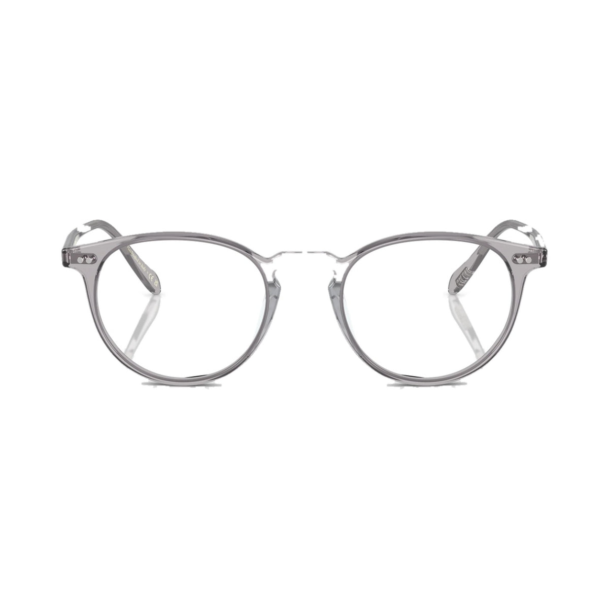 Lunettes de vue Oliver Peoples Riley acétate gris cristal - vue de face