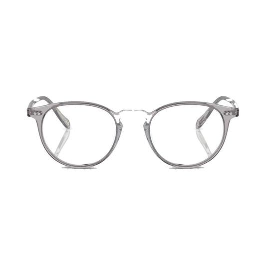 Lunettes de vue Oliver Peoples Riley acétate gris cristal - vue de face