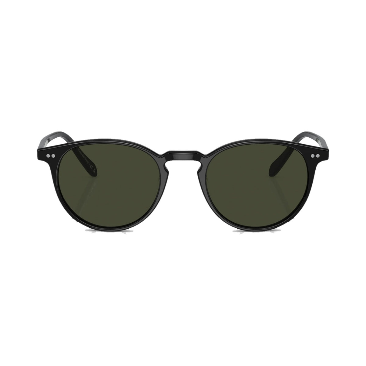Lunettes de soleil Oliver Peoples Riley Sun acétate noir - vue de face