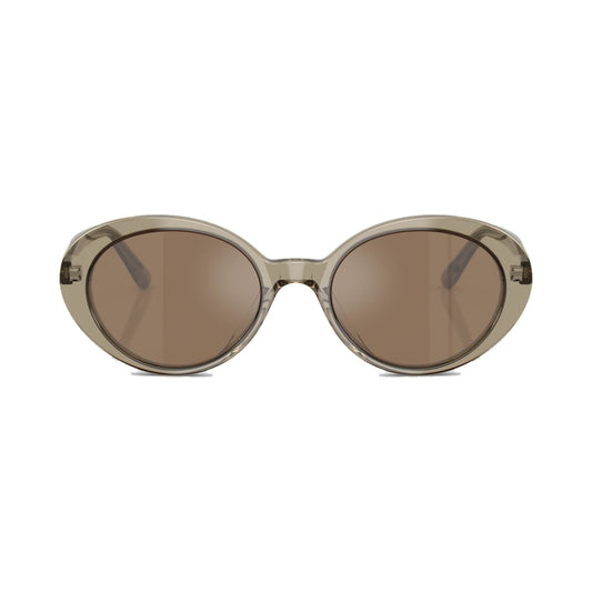 Lunettes de soleil Oliver Peoples Lumar acétate gris - vue de face