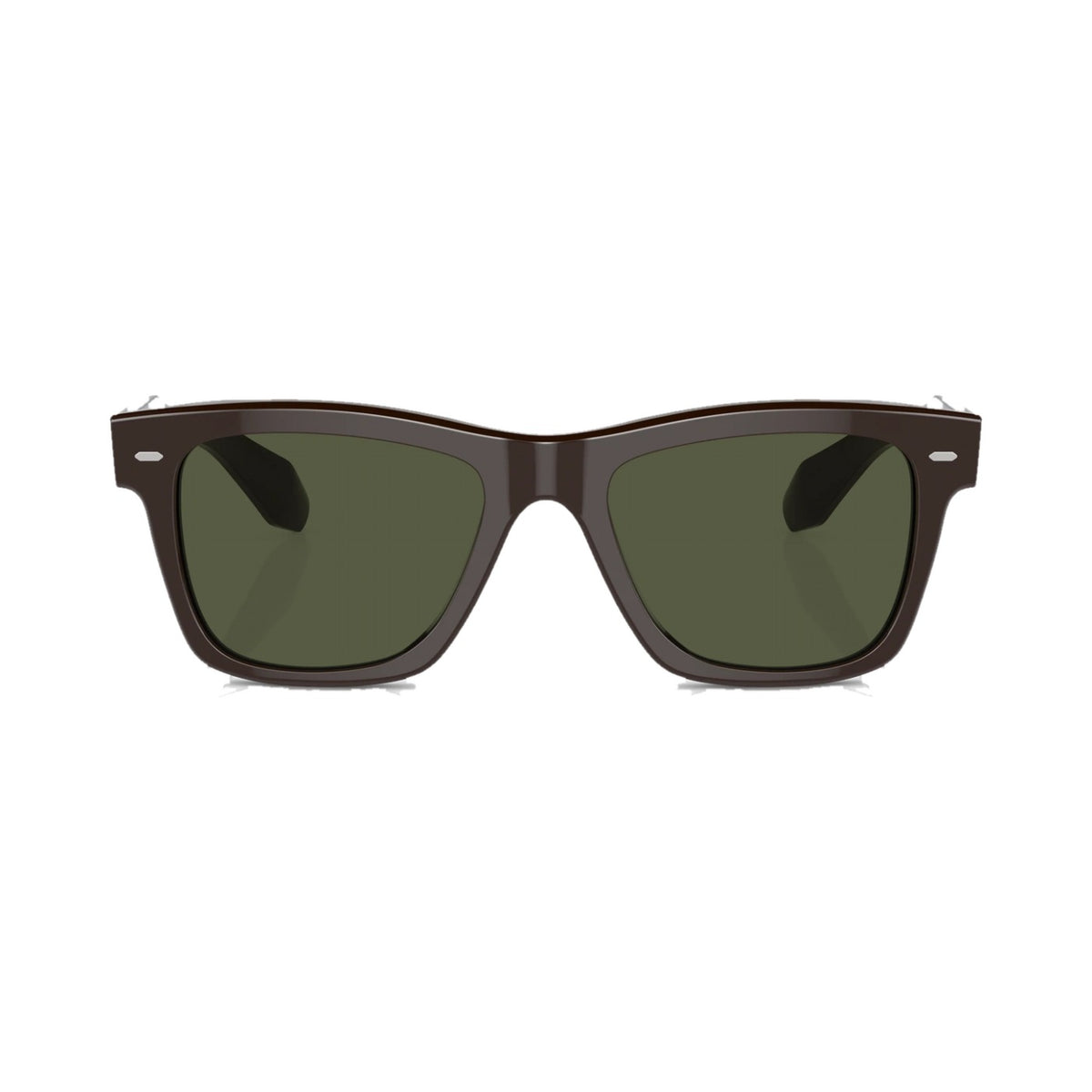 Lunettes de soleil Oliver Peoples N.04 Sun acétate bordeaux - vue de face