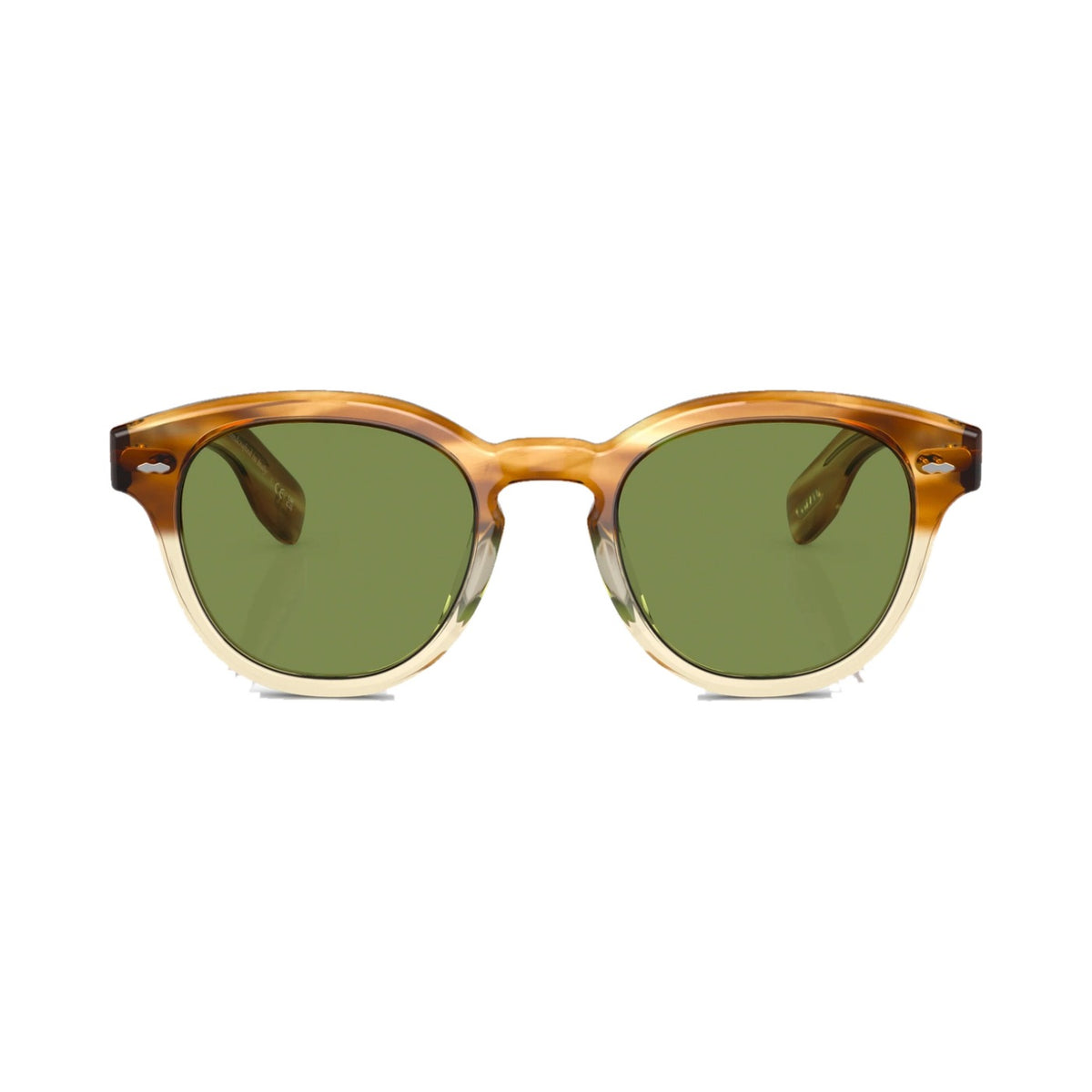 Lunettes de soleil Oliver Peoples Cary Grant acétate écaille miel - vue de face