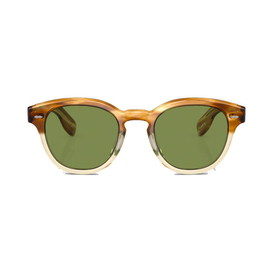 Lunettes de soleil Oliver Peoples Cary Grant acétate écaille miel - vue de face