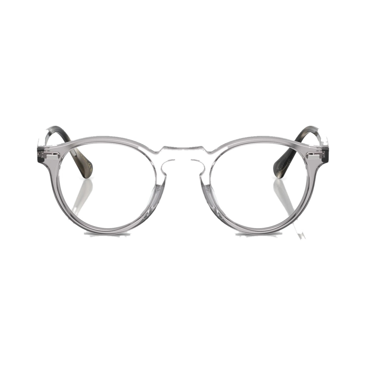 Lunettes de vue Oliver Peoples Gregory Peck acétate gris - vue de face