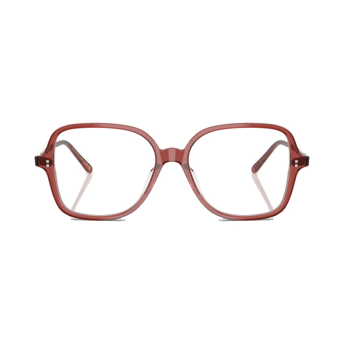 Lunettes de vue Oliver Peoples Cordina acétate rouge - vue de face