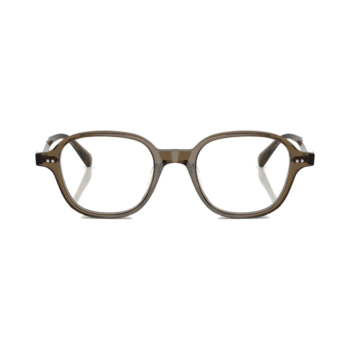 Lunettes de vue Oliver Peoples Marnett acétate noisette - vue de face