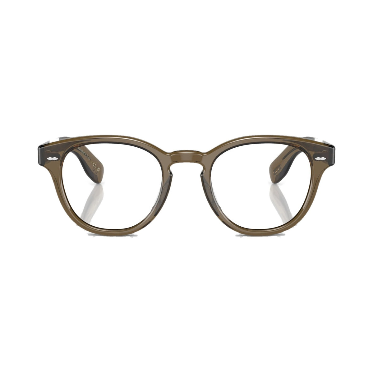 Lunettes de vue Oliver Peoples Cary Grant acétate vert militaire - vue de face