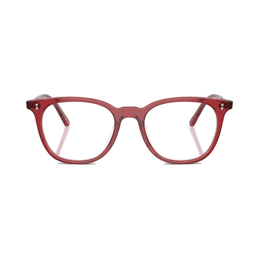 Lunettes de vue Oliver Peoples Josianne acétate rouille translucide - vue de face
