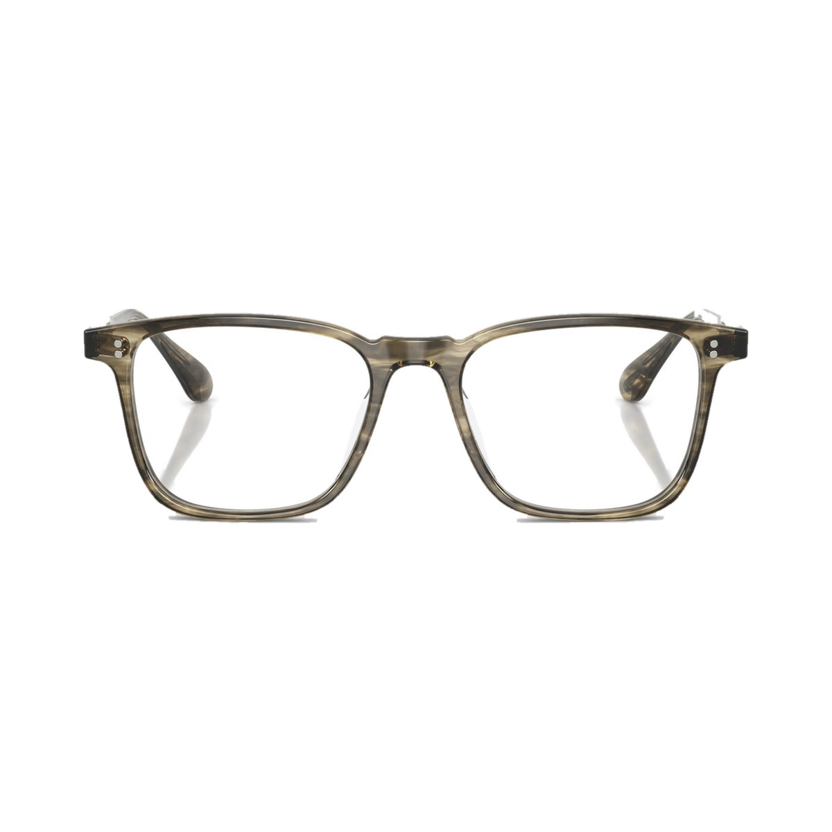 Lunettes de vue Oliver Peoples Tillen acétate écaille olive - vue de face