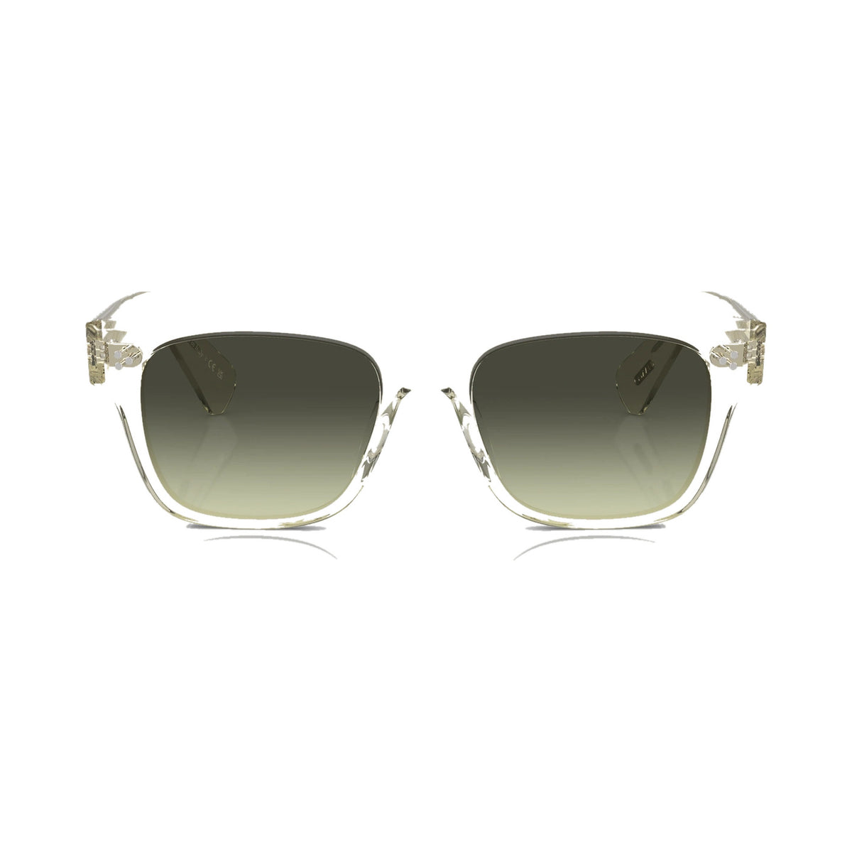 Lunettes de soleil Oliver Peoples Birell Sun acétate cristal - vue de face