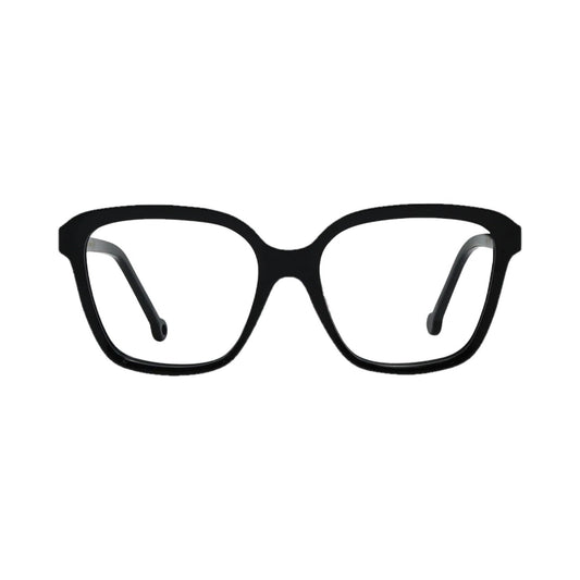 Lunettes de vue Nathalie Blanc Apolline acétate noir - vue de face