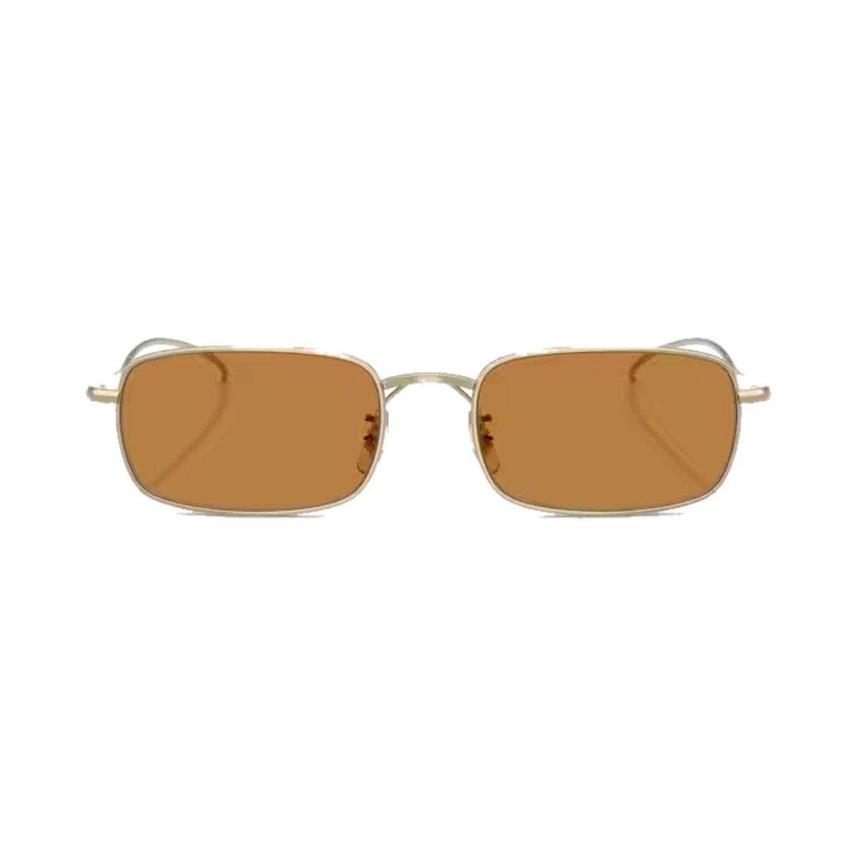 Lunettes de soleil Oliver Peoples TK-14 titane doré - vue de face