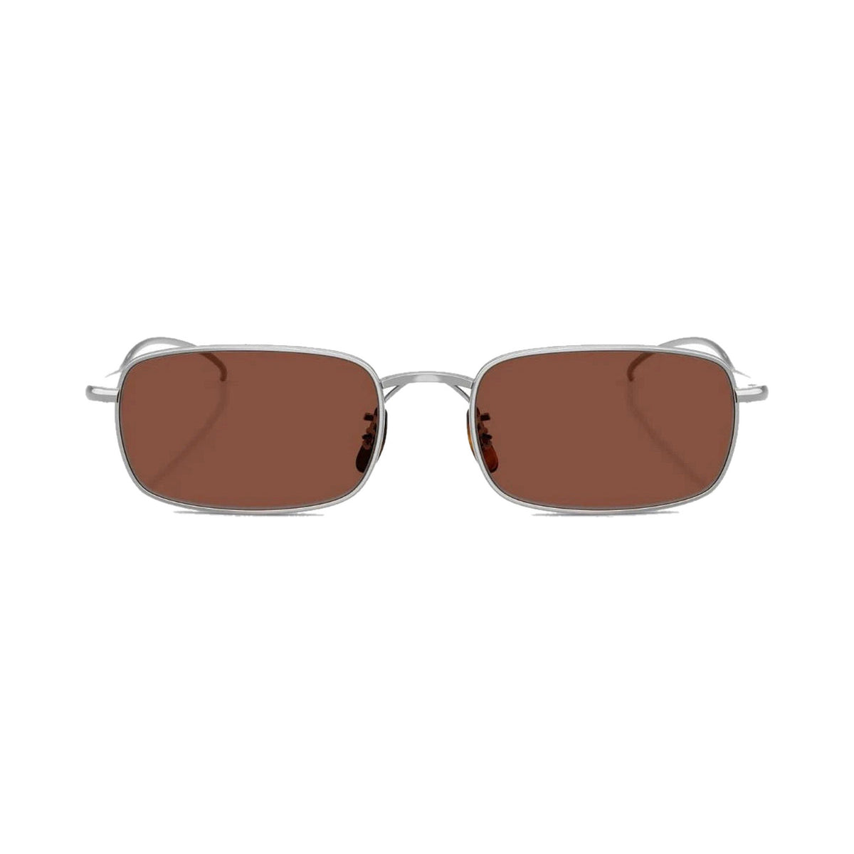 Lunettes de soleil Oliver Peoples TK-14 titane argenté - vue de face