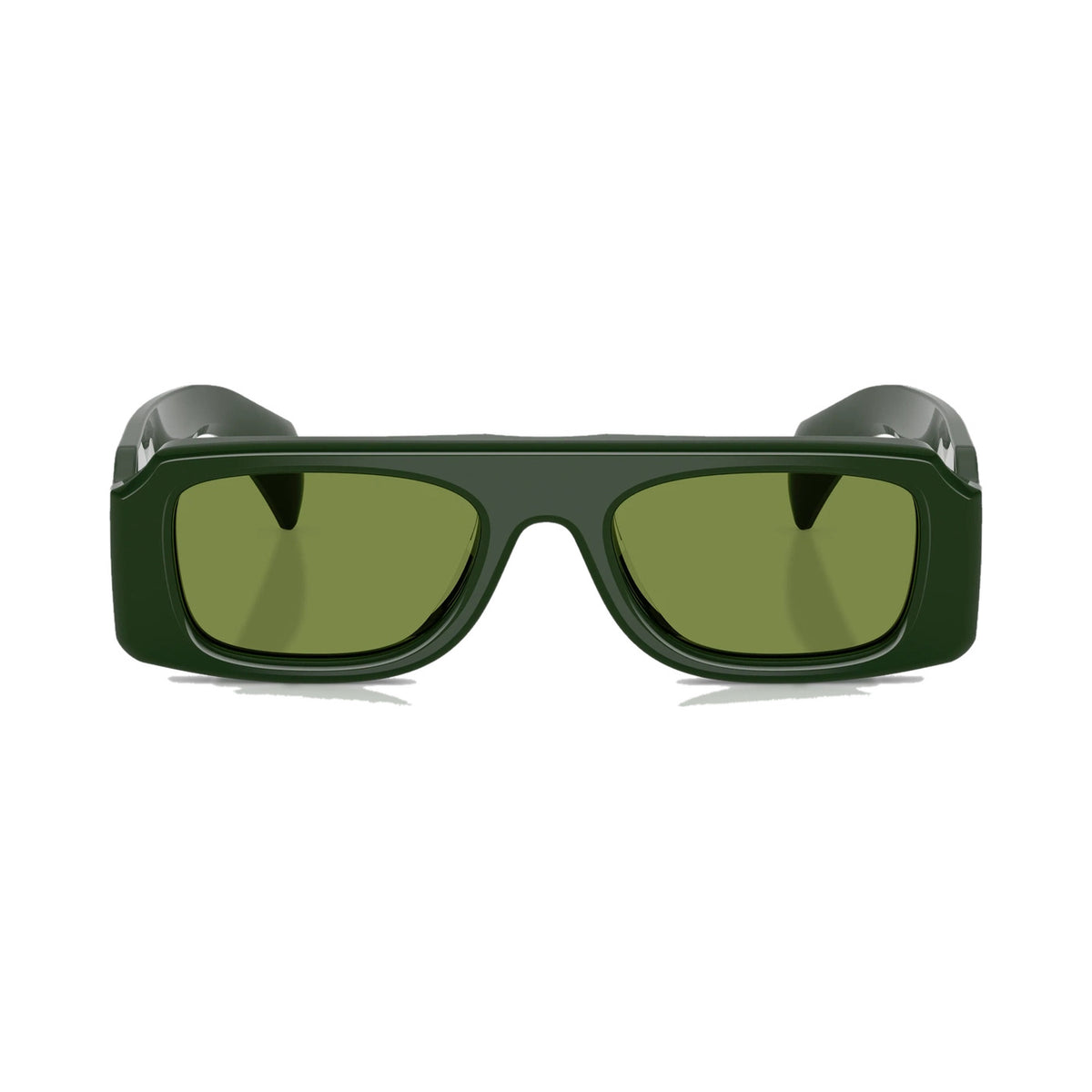 Lunettes de soleil Jil Sander x Oliver Peoples Edition 4 acétate vert - vue de face