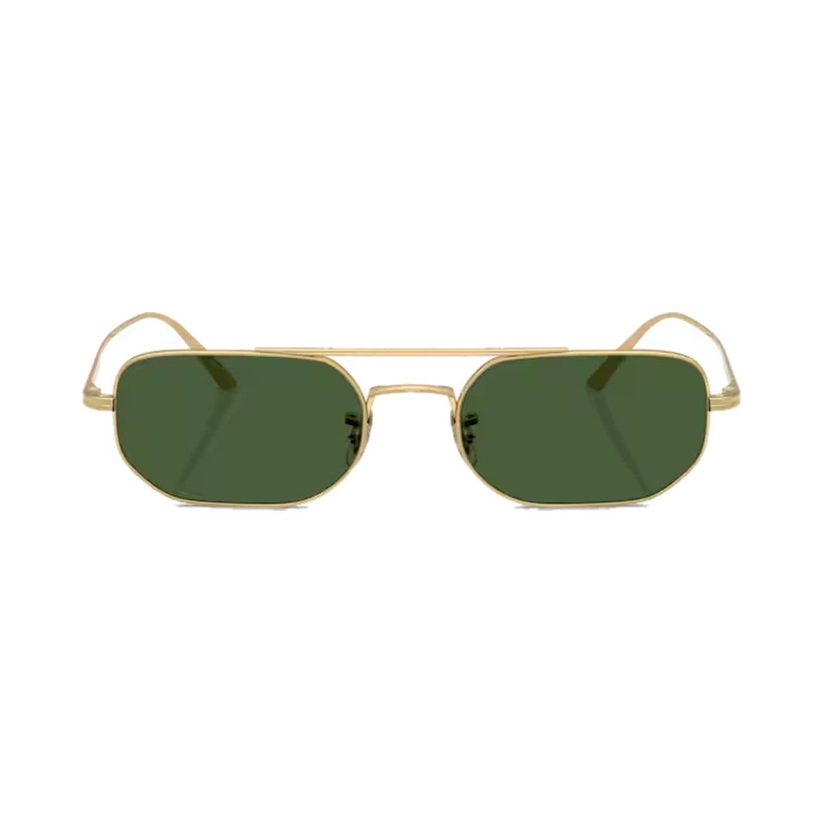Lunettes de soleil Oliver Peoples 1989C métal doré - vue de face