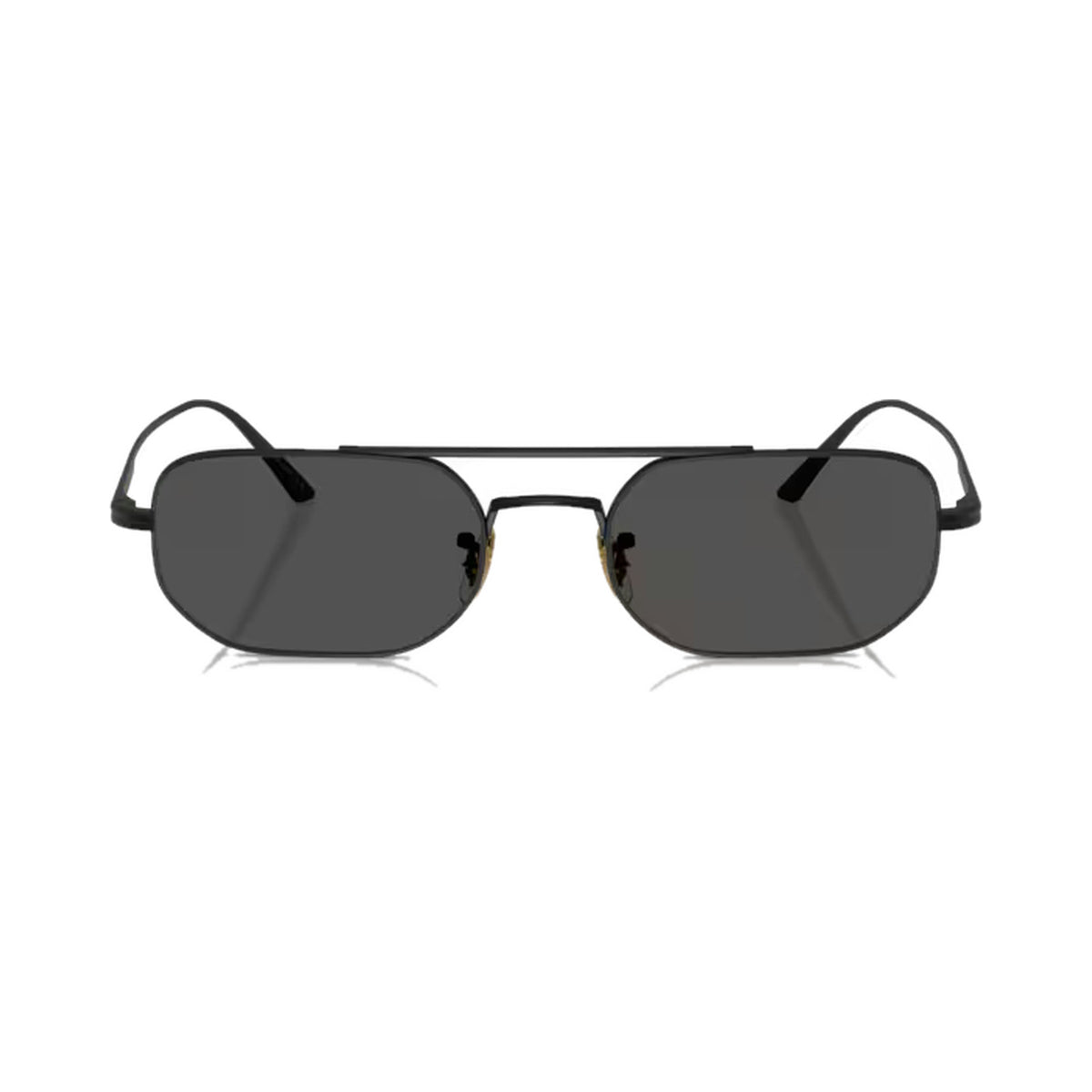 Lunettes de soleil Oliver Peoples 1989C métal noir - vue de face