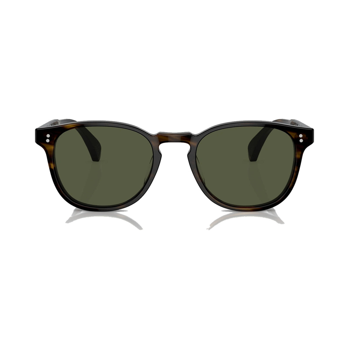 Lunettes de soleil Oliver Peoples Finley Esq. Sun acétate écorce cristal - vue de face