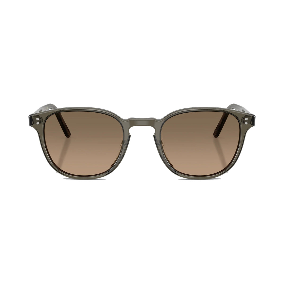 Lunettes de soleil Oliver Peoples Fairmont Sun acétate gris-vert - vue de face