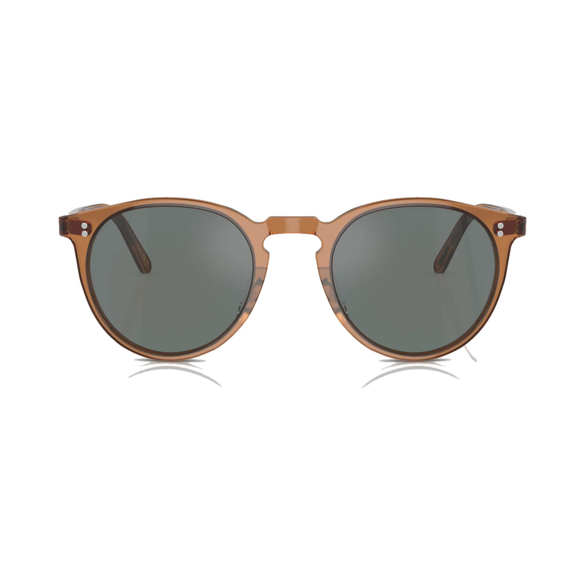 Lunettes de soleil Oliver Peoples O'Malley Sun acétate marron Carob - vue de face