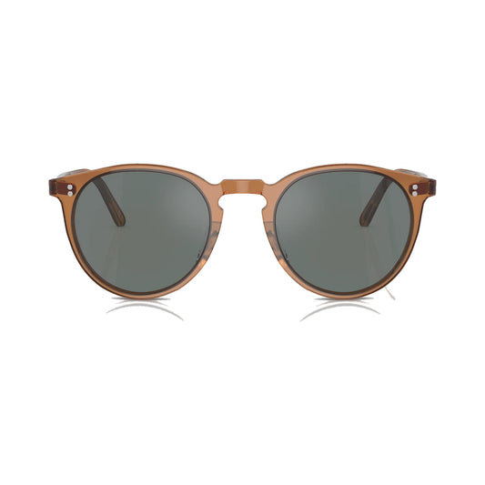 Lunettes de soleil Oliver Peoples O'Malley Sun acétate marron Carob - vue de face