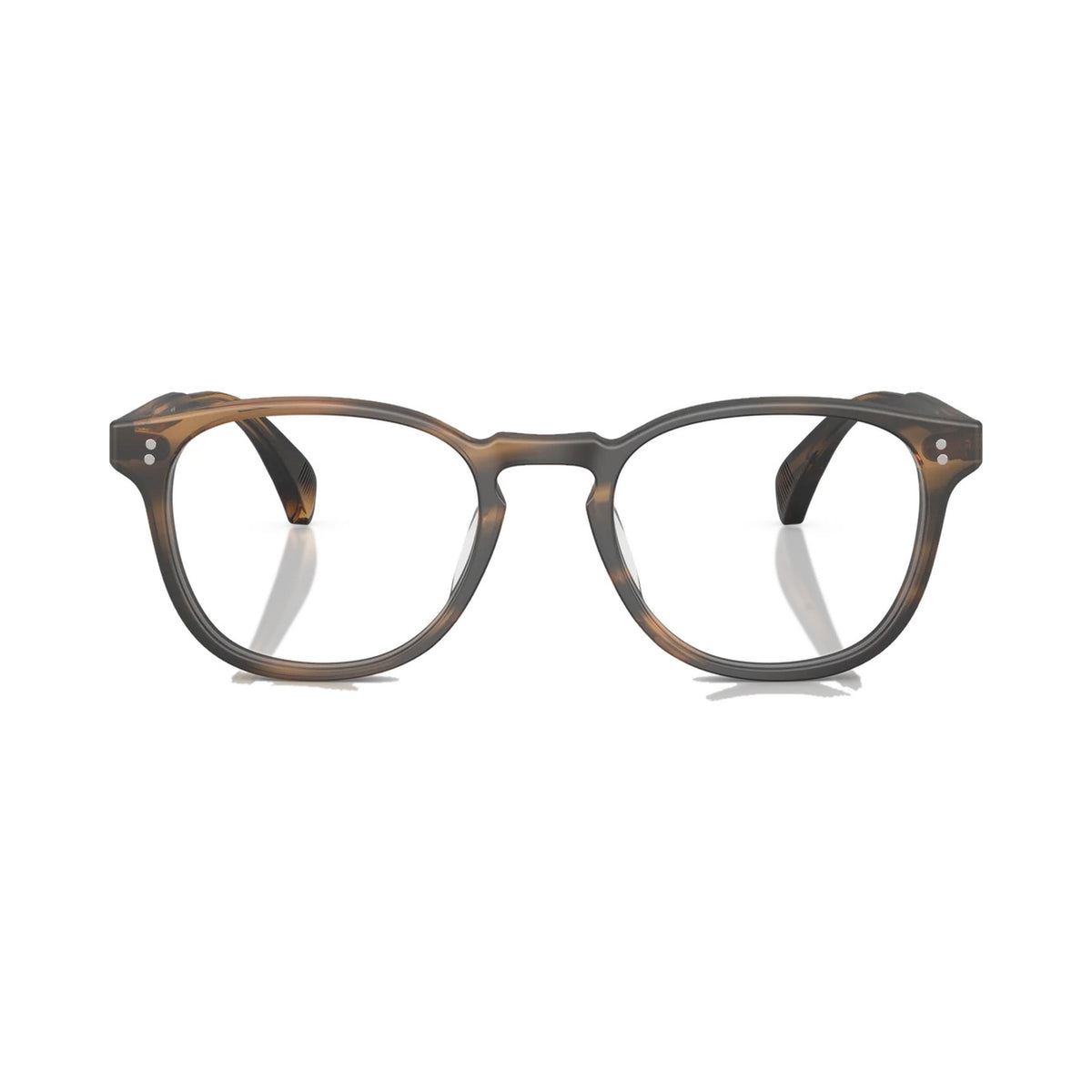Lunettes de vue Oliver Peoples Finley Esq acétate écaille vert mousse - vue de face