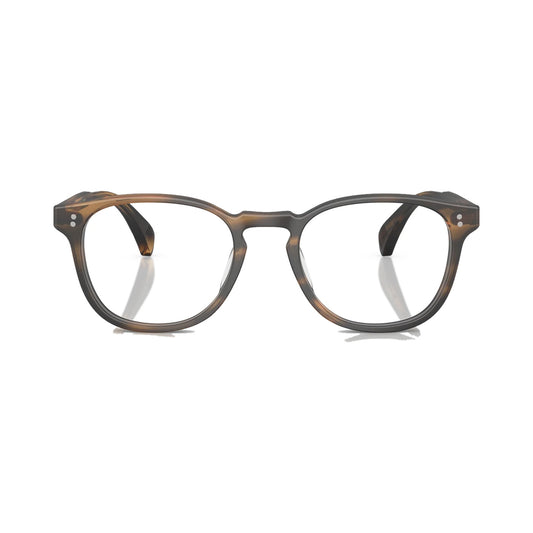 Lunettes de vue Oliver Peoples Finley Esq acétate écaille vert mousse - vue de face