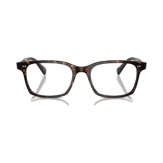Lunettes Oliver Peoples OV5446U, en acétate écaille, vue de face.