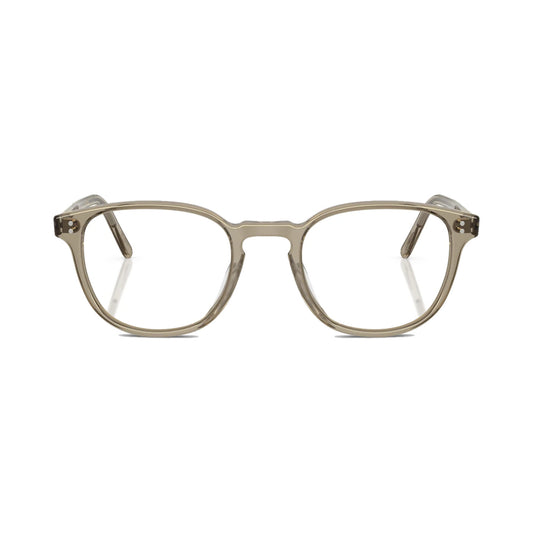 Lunettes Oliver Peoples Fairmont en acétate cristal, vue de face.