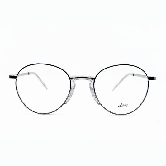 Lunettes de vue Brioni BR0062O titane argente - vue de face