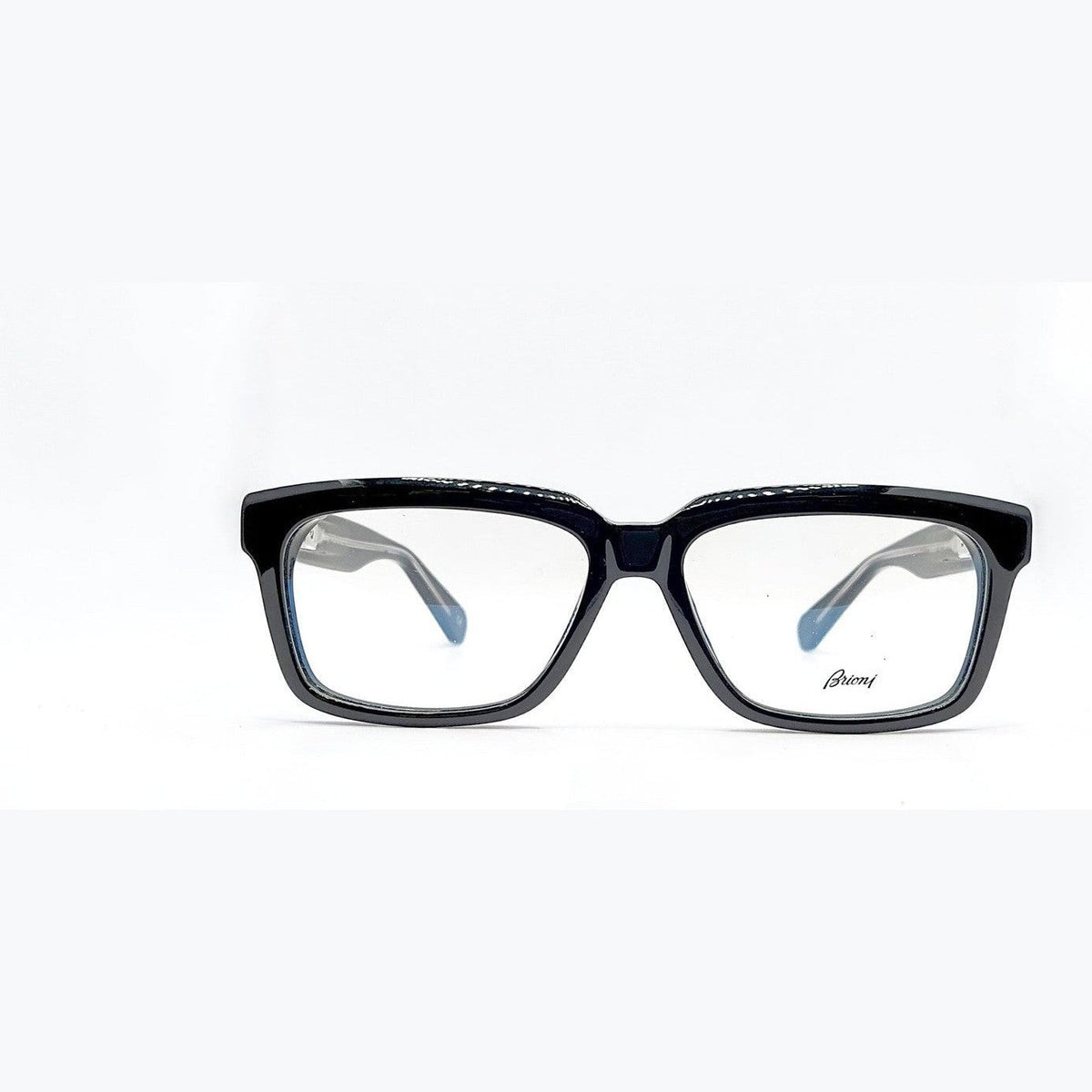 Lunettes de vue Brioni BR0065O acetate noir - vue de face