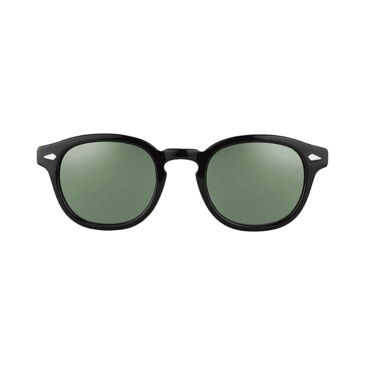 Lunettes de soleil Moscot Lemtosh acetate noir - vue de face