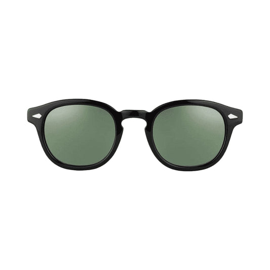Lunettes de soleil Moscot Lemtosh acetate noir - vue de face
