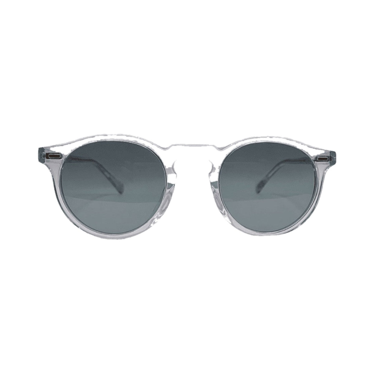 Lunettes de soleil Oliver Peoples Gregory Peck acetate cristal - vue de face