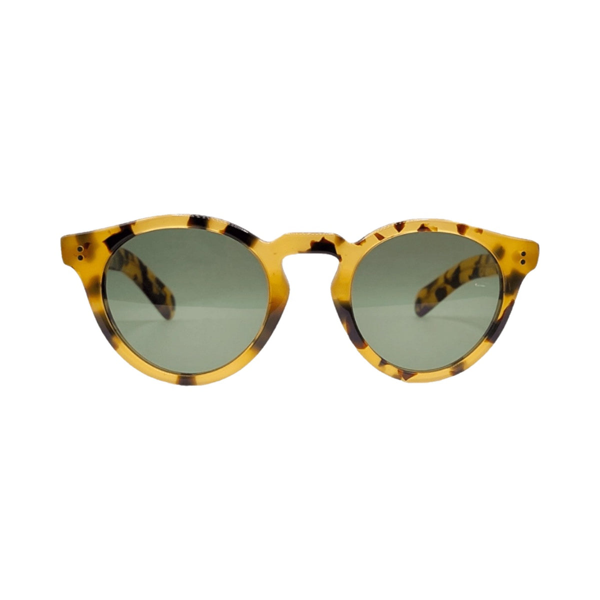 Lunettes de soleil Oliver Peoples Martineaux acetate ecaille claire - vue de face
