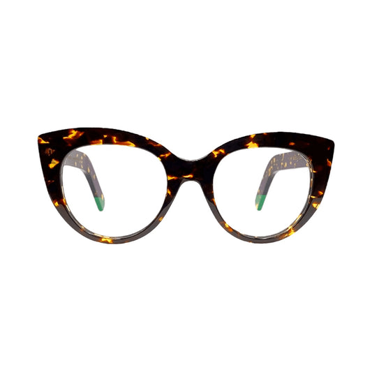 Lunettes de vue Aude Hérouard Benoite acétate écaille tabac - vue de face