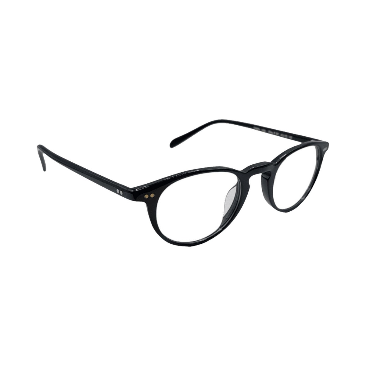 Lunettes de vue Oliver Peoples Riley acetate noir - vue de face